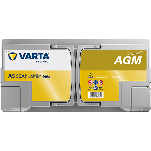 Baterie auto AGM 95ah 850a 12v VARTA 595901085K262