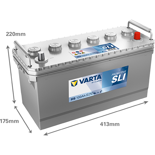 Baterie camion 100ah 600a 12v VARTA 600047060K182