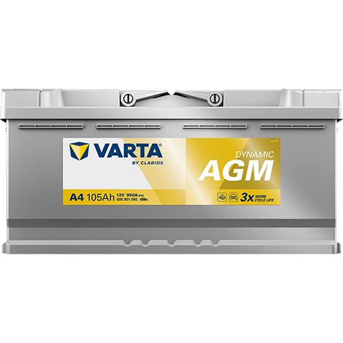 Baterie auto AGM 105ah 950a 12v VARTA 605901095K262