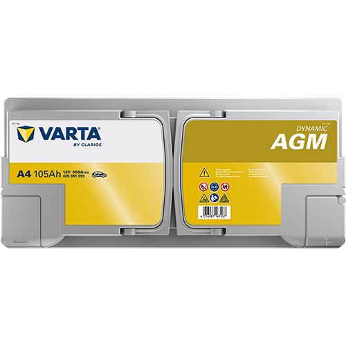 Baterie auto AGM 105ah 950a 12v VARTA 605901095K262
