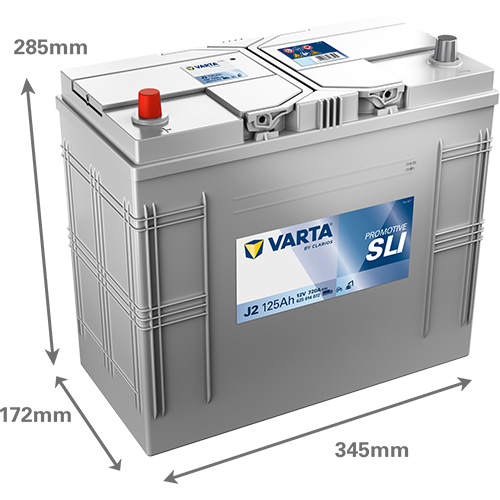 Baterie camion 125ah 720a 12v VARTA 625014072K182