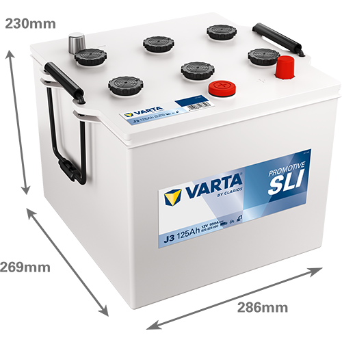 Baterie camion 125ah 950a 12v VARTA 625023000K182