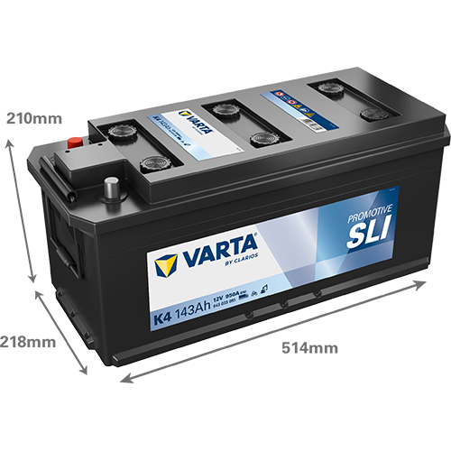 Baterie camion 143ah 950a 12v VARTA 643033095K182