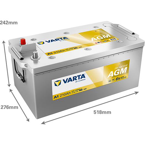 Baterie camion 210ah 1200a 12v VARTA 710901120K182