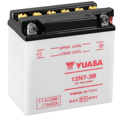 Baterie moto 7ah 70a 12v YUASA 12N7-3B