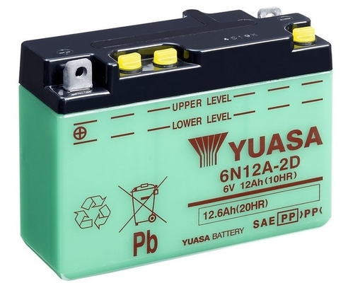 Baterie moto 13ah  6v YUASA 6N12A-2D