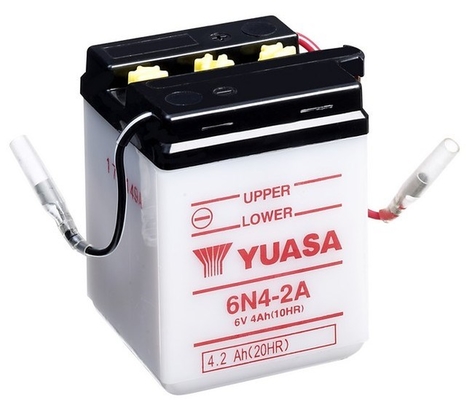 Baterie moto 4ah  6v YUASA 6N4-2A