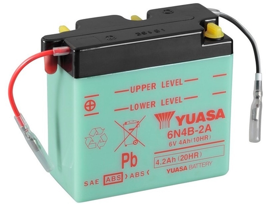 Baterie moto 4ah  6v YUASA 6N4B-2A