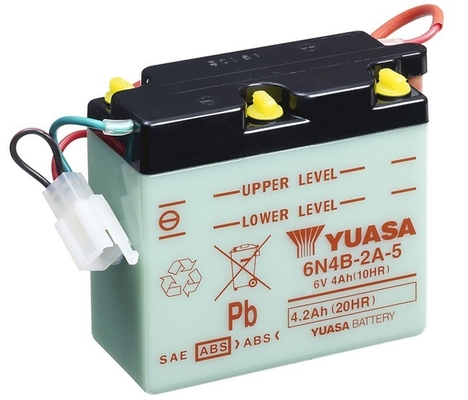 Baterie moto 4ah  6v YUASA 6N4B-2A-5