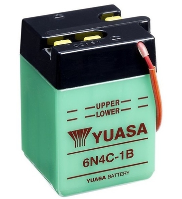 Baterie moto 4ah  6v YUASA 6N4C-1B