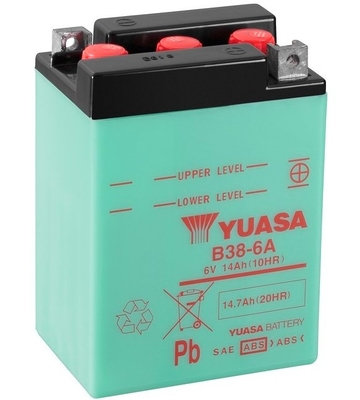 Baterie moto 14ah  6v YUASA B38-6A