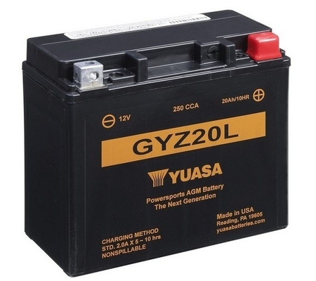 Baterie moto 21ah 250a 12v YUASA GYZ20L