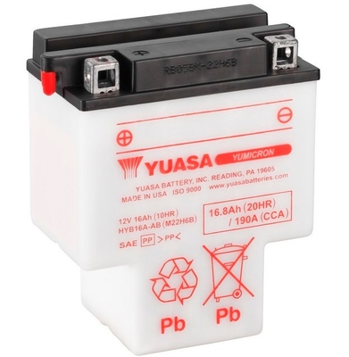 Baterie moto 17ah 190a 12v YUASA HYB16A-AB