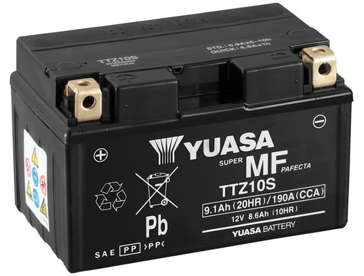 Baterie moto 9ah 190a 12v YUASA TTZ10S
