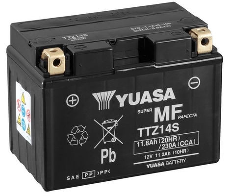 Baterie moto 12ah 230a 12v YUASA TTZ14S