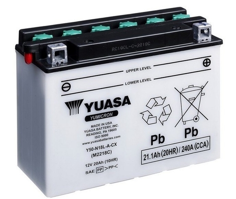 Baterie moto 21ah 260a 12v YUASA Y50-N18L-A-CX