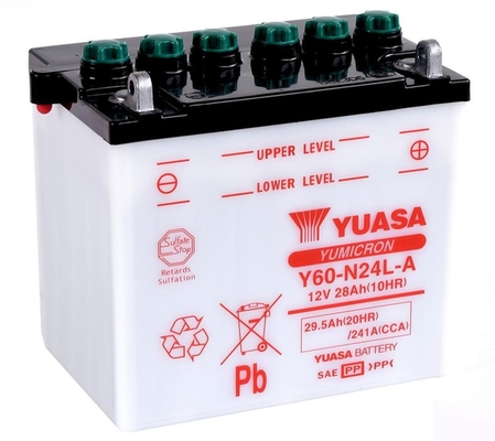 Baterie moto 30ah 241a 12v YUASA Y60-N24L-A