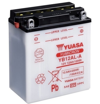Baterie moto 13ah 150a 12v YUASA YB12AL-A