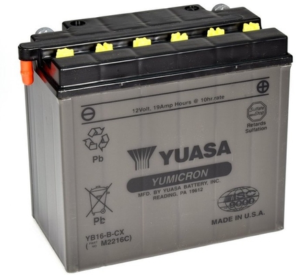 Baterie moto 20ah 255a 12v YUASA YB16-B-CX