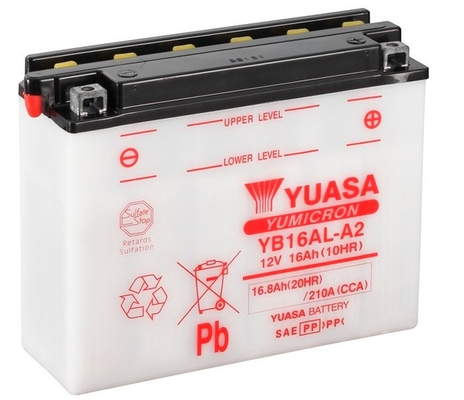 Baterie moto 17ah 210a 12v YUASA YB16AL-A2