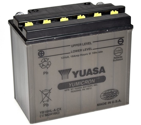 Baterie moto 20ah 255a 12v YUASA YB16HL-A-CX