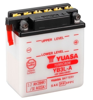 Baterie moto 3ah 30a 12v YUASA YB3L-A