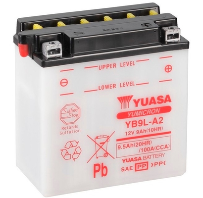 Baterie moto 10ah 100a 12v YUASA YB9L-A2