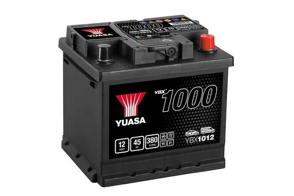 Baterie auto 45ah 380a 12v YUASA YBX1012