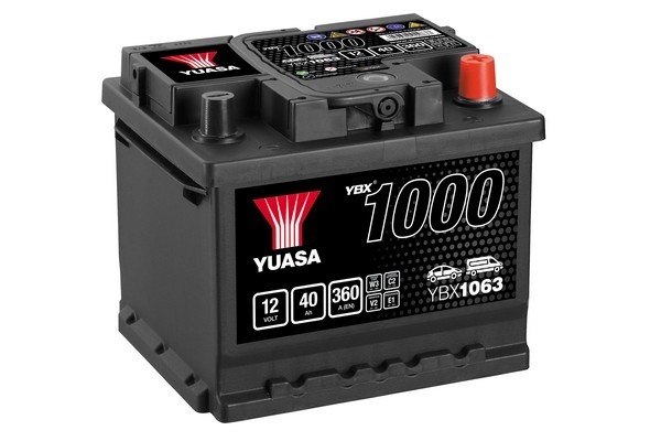 Baterie auto 40ah 360a 12v YUASA YBX1063