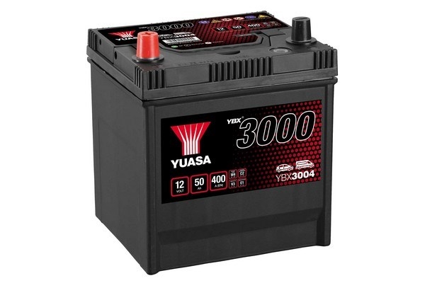 Baterie auto 50ah 400a 12v YUASA YBX3004