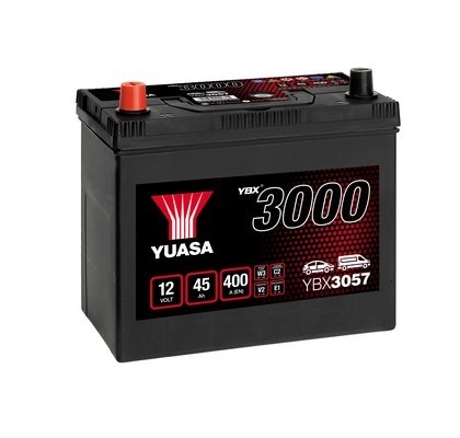 Baterie auto 45ah 400a 12v YUASA YBX3057