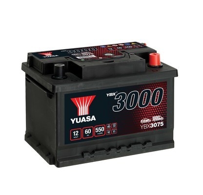 Baterie auto 60ah 550a 12v YUASA YBX3075