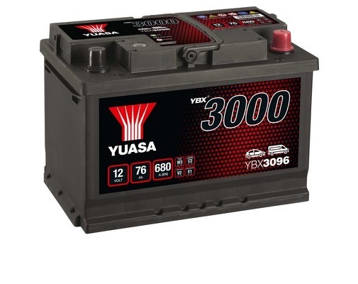 Baterie auto 76ah 680a 12v YUASA YBX3096