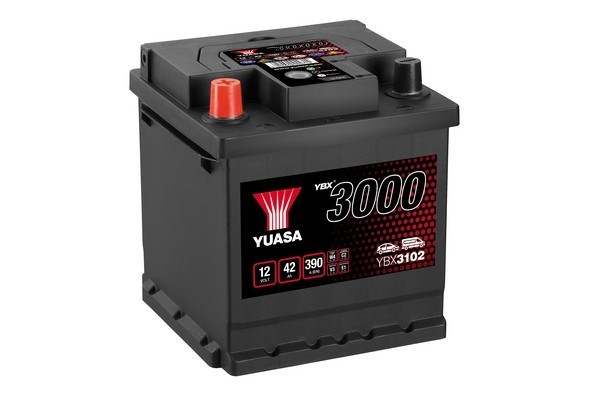 Baterie auto 42ah 390a 12v YUASA YBX3102