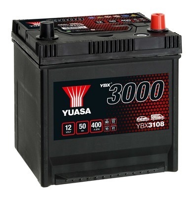 Baterie auto 50ah 400a 12v YUASA YBX3108