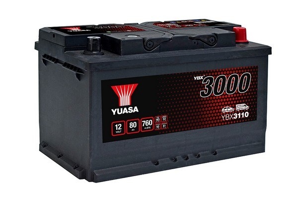 Baterie auto 80ah 760a 12v YUASA YBX3110