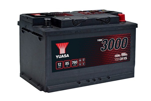 Baterie auto 85ah 760a 12v YUASA YBX3115