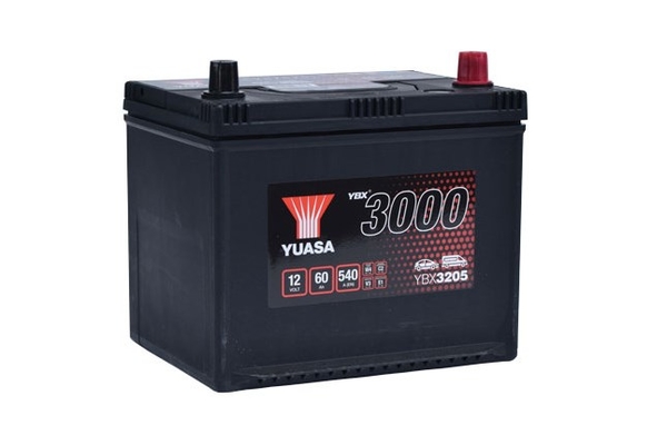 Baterie auto 60ah 540a 12v YUASA YBX3205