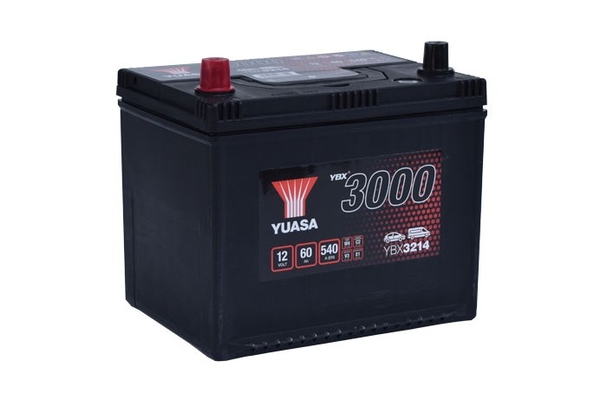 Baterie auto 60ah 540a 12v YUASA YBX3214