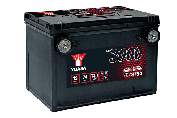 Baterie auto 74ah 740a 12v YUASA YBX3780