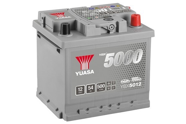 Baterie auto 54ah 500a 12v YUASA YBX5012