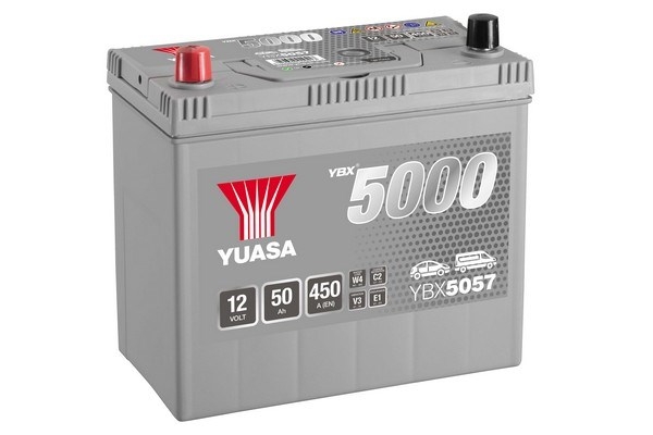 Baterie auto 50ah 450a 12v YUASA YBX5057