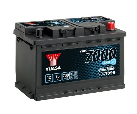Baterie auto EFB 75ah 700a 12v YUASA YBX7096