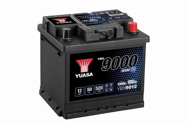 Baterie auto 50ah 520a 12v YUASA YBX9012