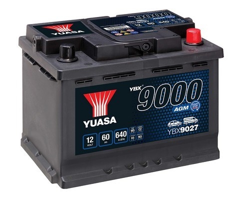 Baterie auto 60ah 640a 12v YUASA YBX9027