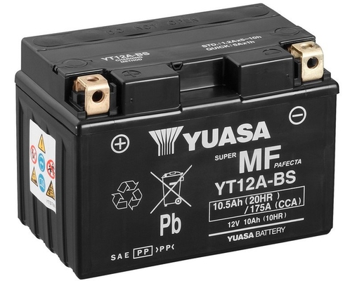 Baterie moto 11ah 175a 12v YUASA YT12A-BS