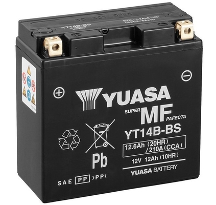 Baterie moto 13ah 210a 12v YUASA YT14B-BS