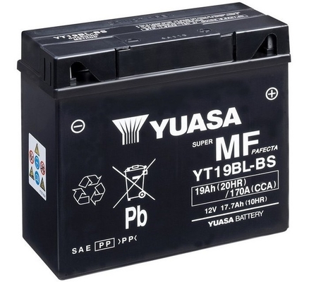 Baterie moto 19ah 170a 12v YUASA YT19BL-BS
