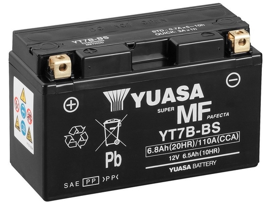 Baterie moto 7ah 110a 12v YUASA YT7B-BS