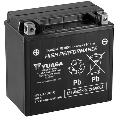Baterie moto 13ah 240a 12v YUASA YTX14H-BS